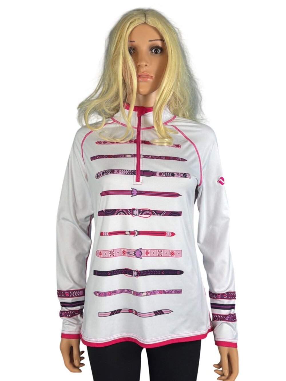 Custom VAIL Krimson Klover Upslope W's M Quarter Zip Mid-weight Base Layer Top - Picture 5 of 13